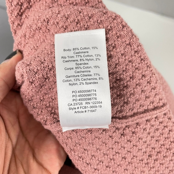 Babaton Cotton & Cashmere Lita Cropped Sweater - Picture 9 of 12